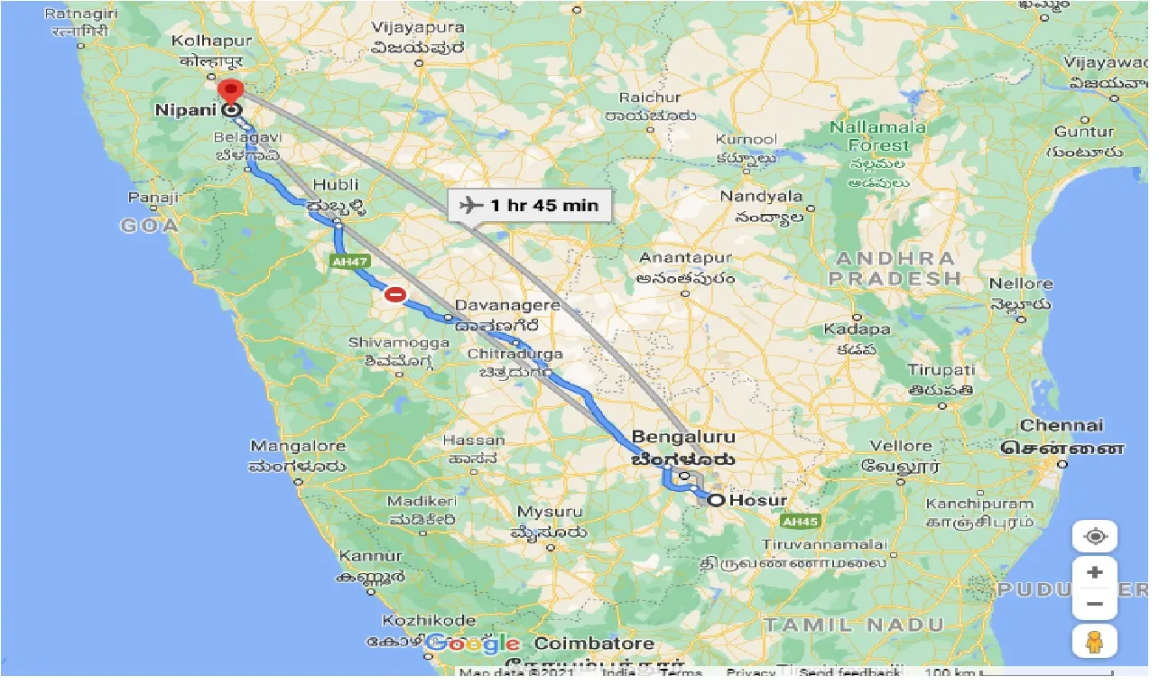 hosur-to-nipani-one-way