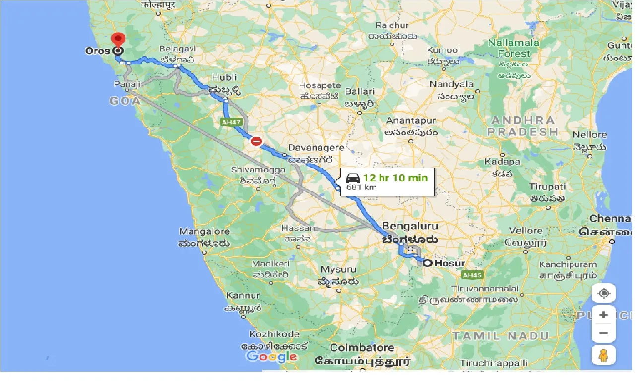 hosur-to-oros-one-way