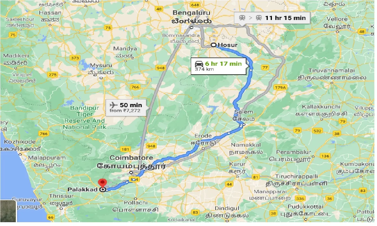 hosur-to-palakkad-taxi