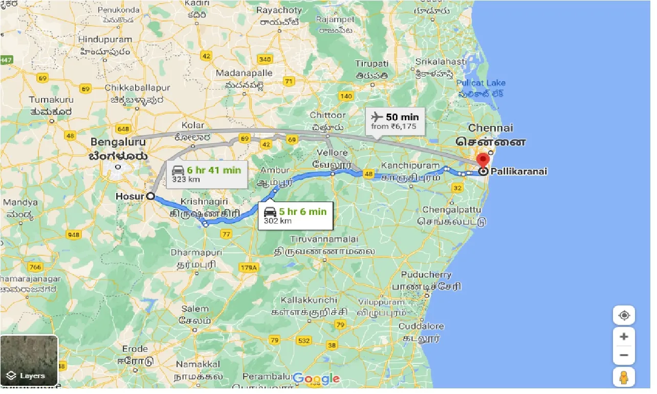 hosur-to-pallikaranai-one-way