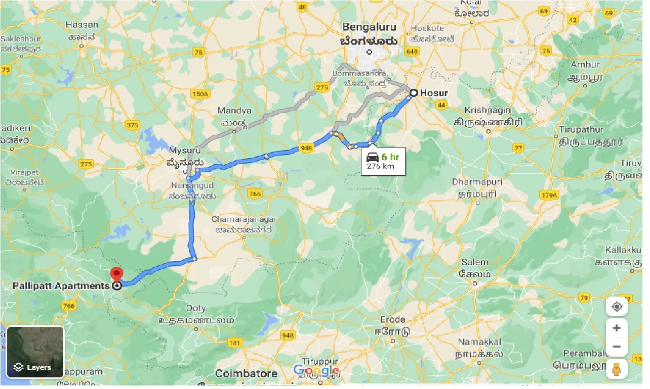 hosur-to-pallipatt-one-way