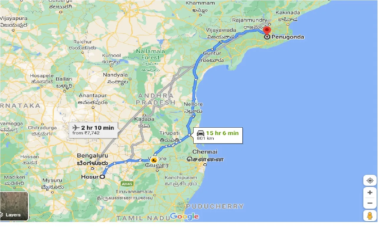hosur-to-penugonda-one-way