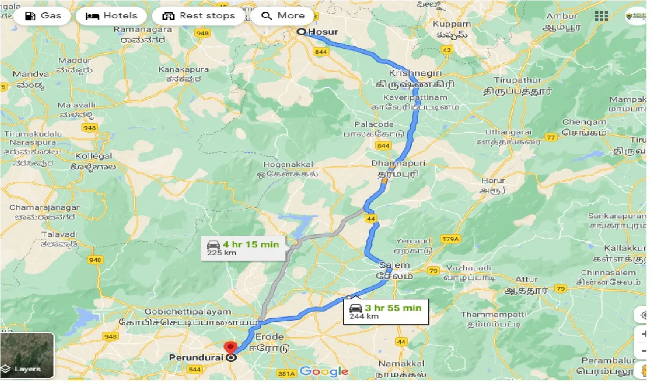 hosur-to-perundurai-one-way