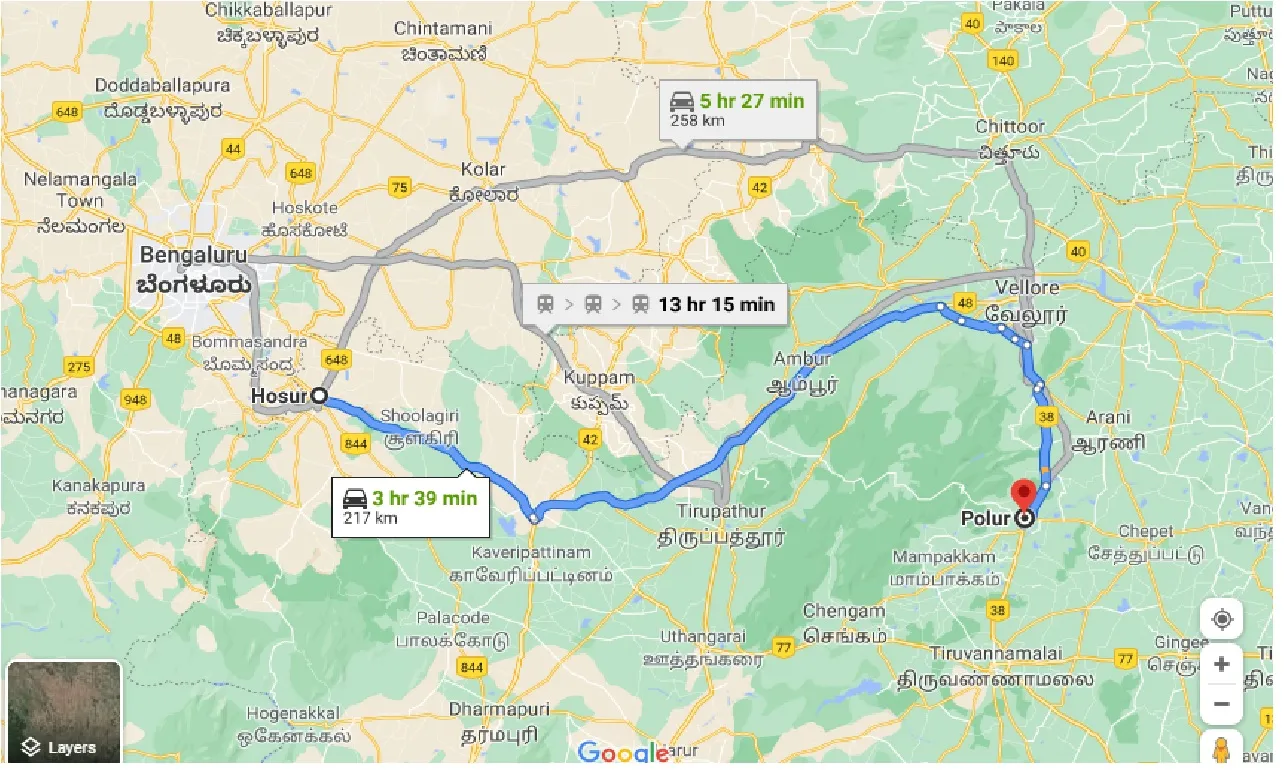 hosur-to-polur-taxi