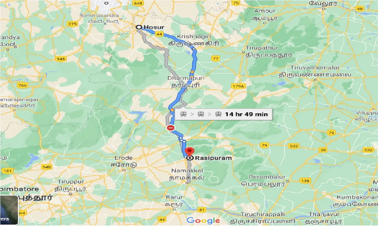 hosur-to-rasipuram-one-way