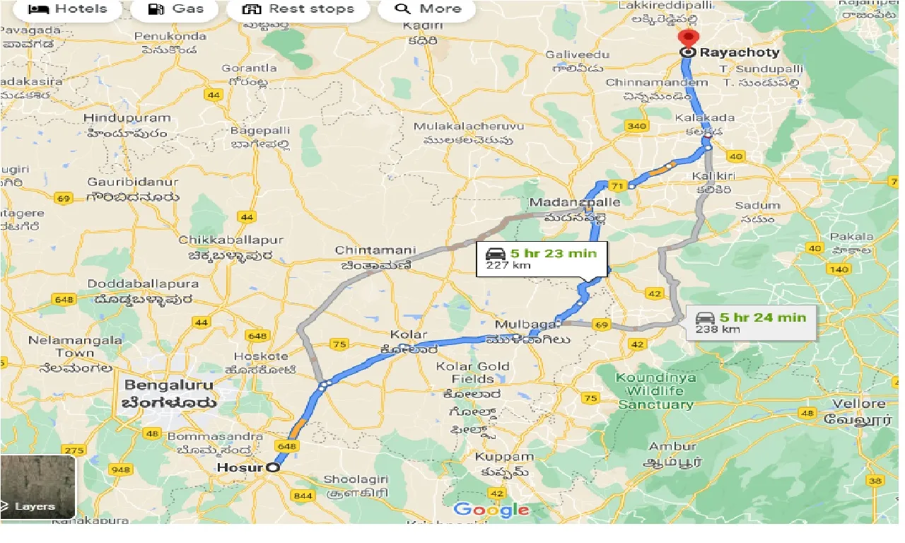 hosur-to-rayachoti-one-way