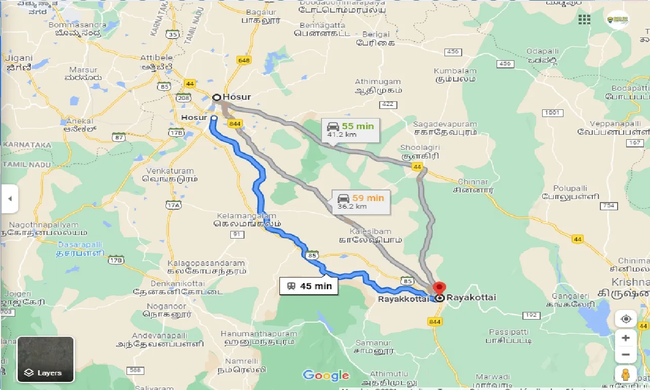 hosur-to-rayakottai-one-way