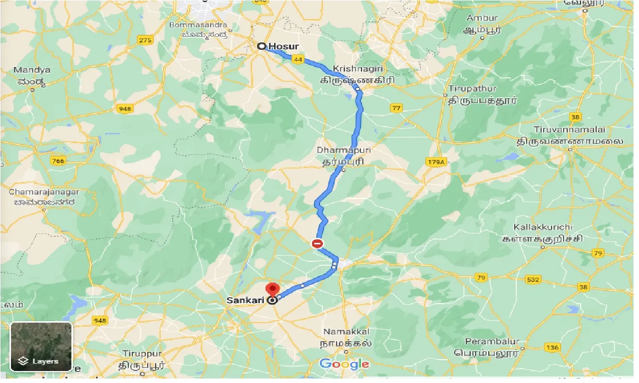 hosur-to-sankari-taxi