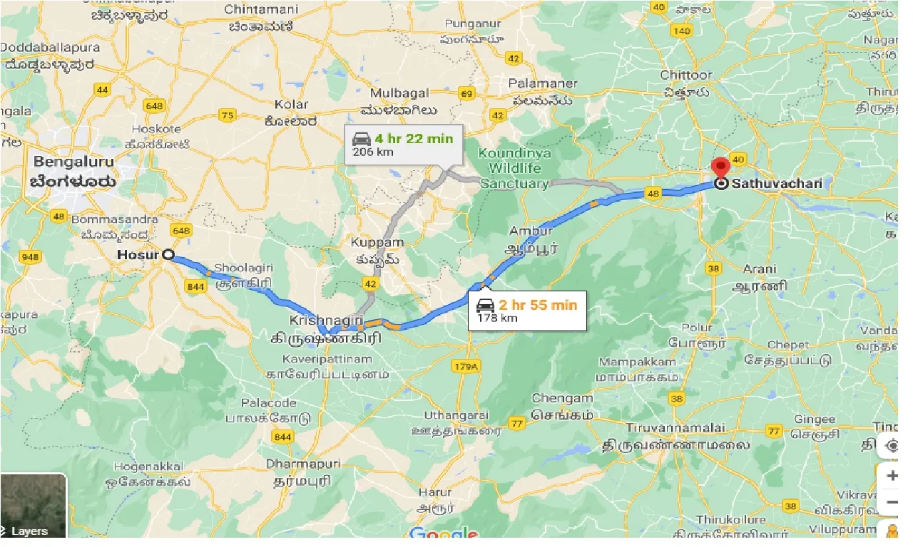 hosur-to-sathuvachari-taxi