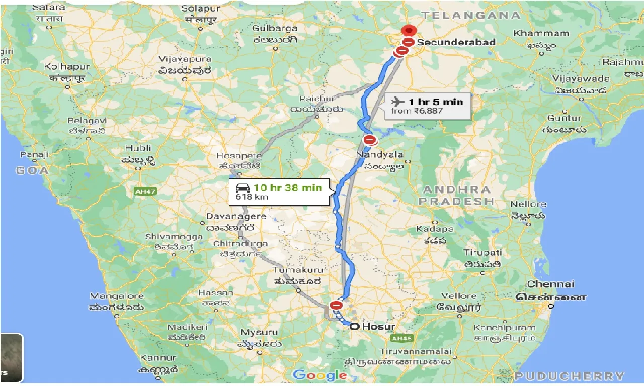 hosur-to-secunderabad-taxi