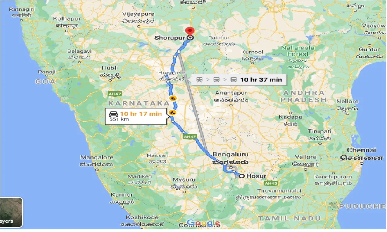 hosur-to-shorapur-taxi