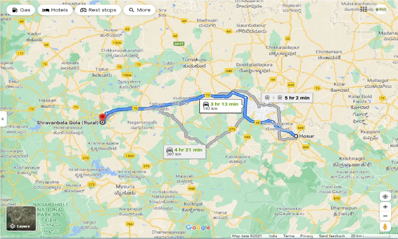 hosur-to-shravanabelagola-round-trip