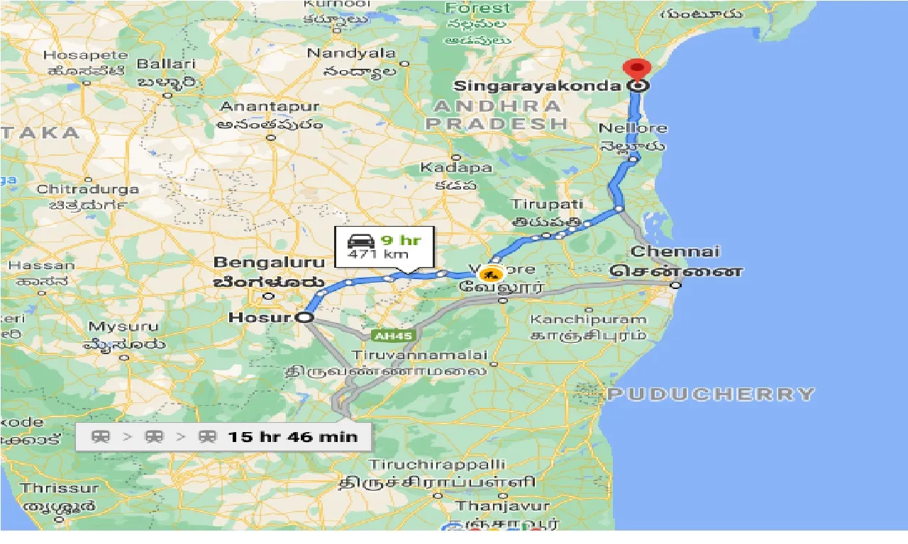 hosur-to-singarayakonda-one-way