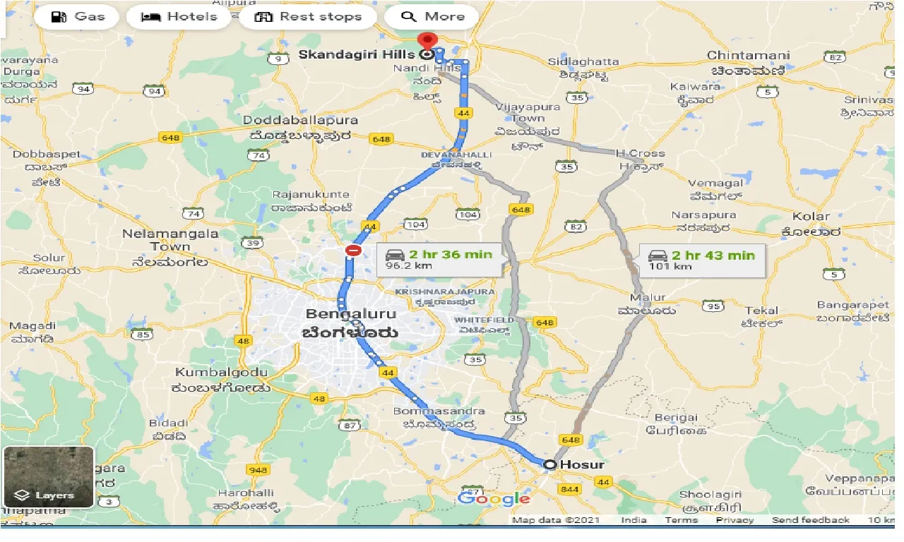 hosur-to-skandagiri-hills-taxi
