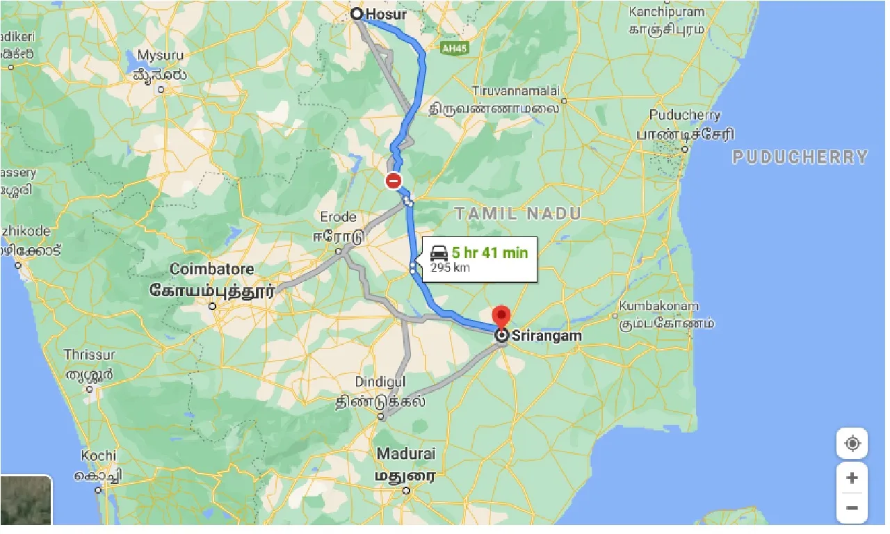 hosur-to-srirangam-one-way