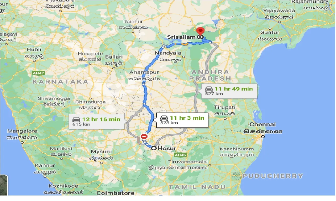 hosur-to-srisailam-taxi