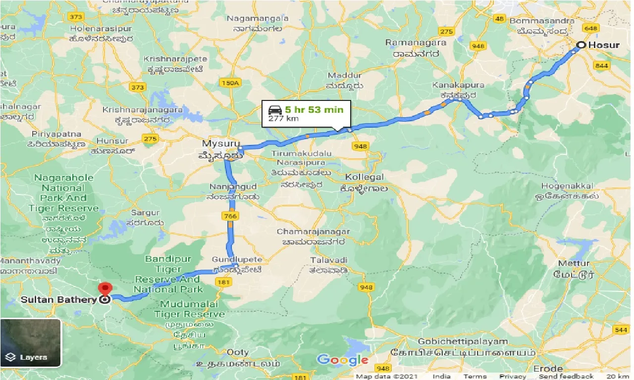 hosur-to-sulthanbathery-taxi