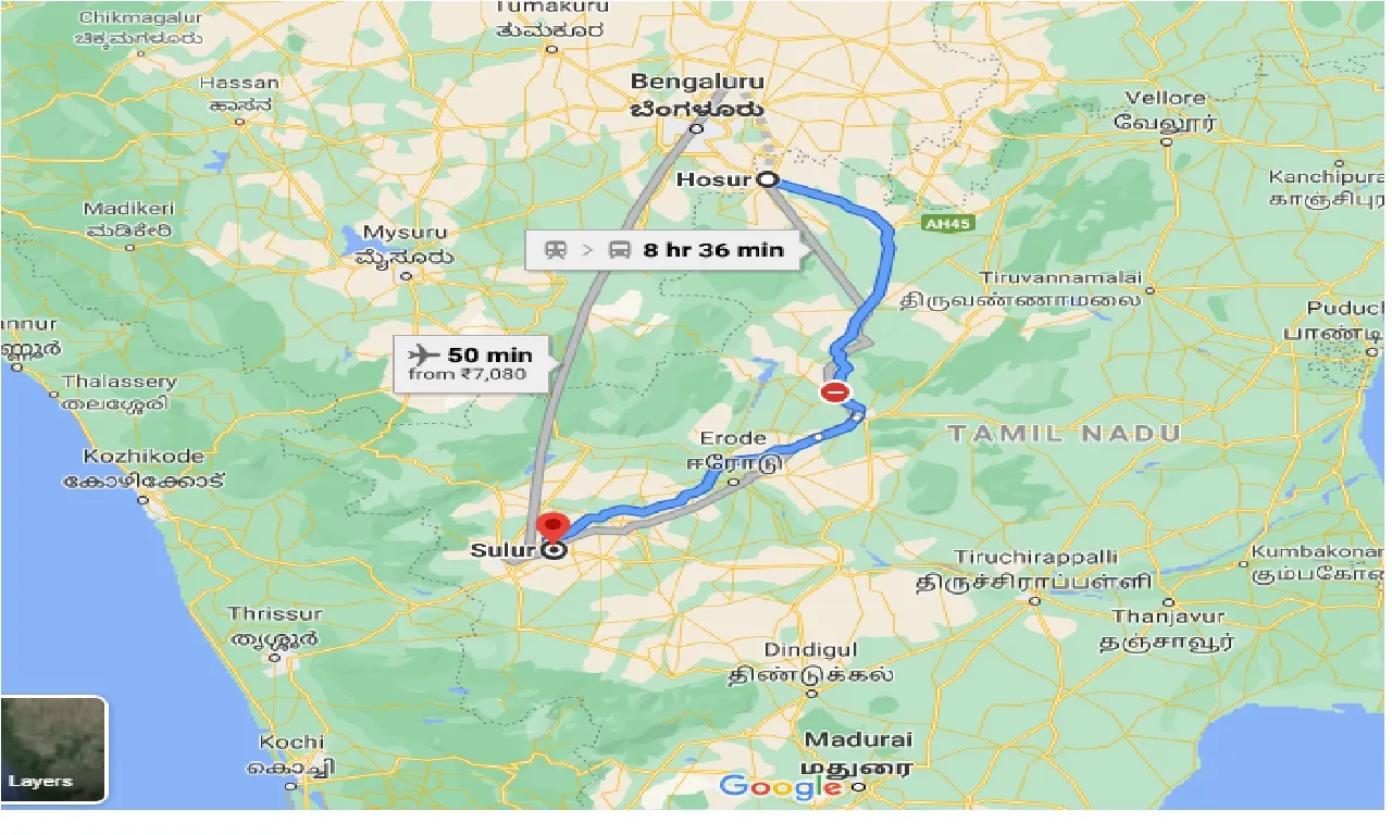 hosur-to-sulur-one-way