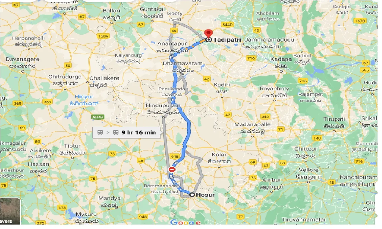 hosur-to-tadipatri-one-way