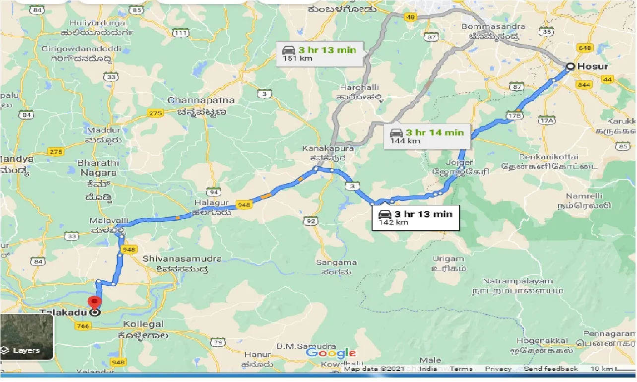hosur-to-talakad-one-way