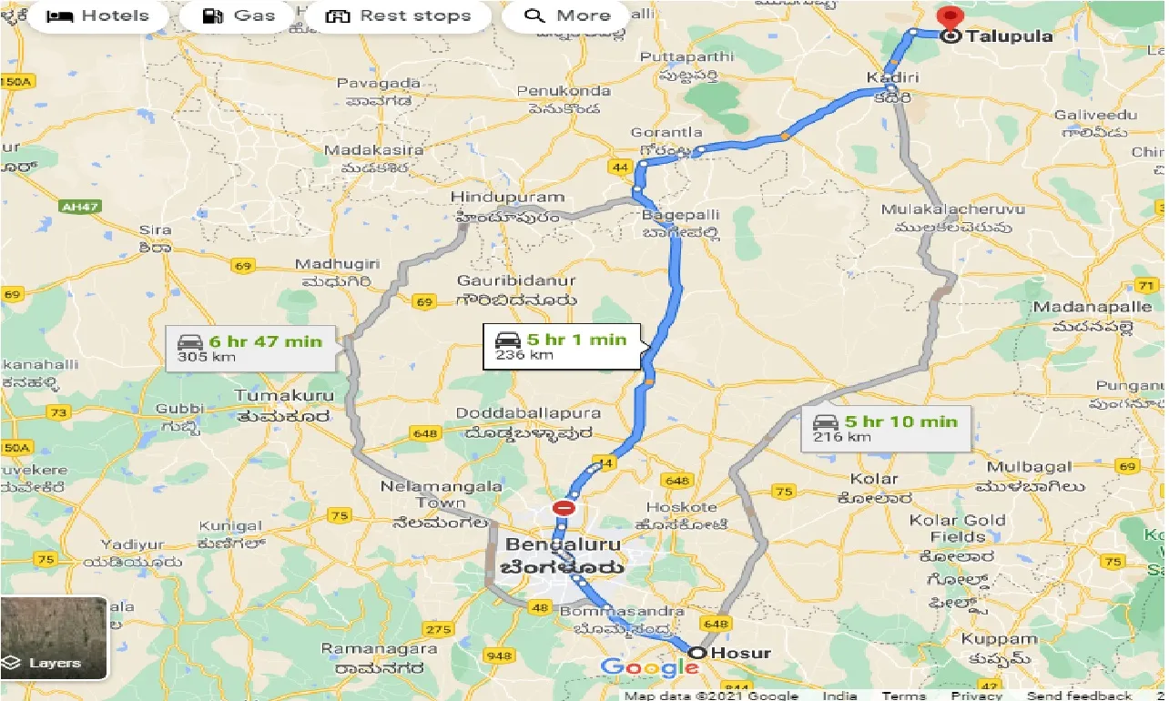 hosur-to-talupula-taxi