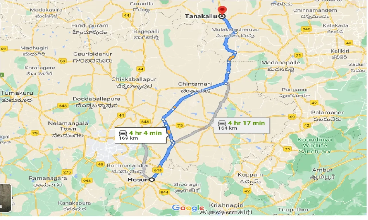 hosur-to-tanakal-taxi