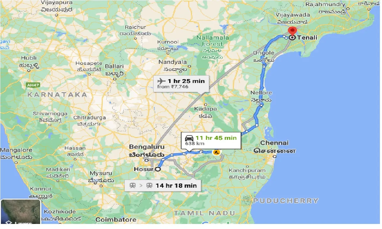hosur-to-tenali-one-way