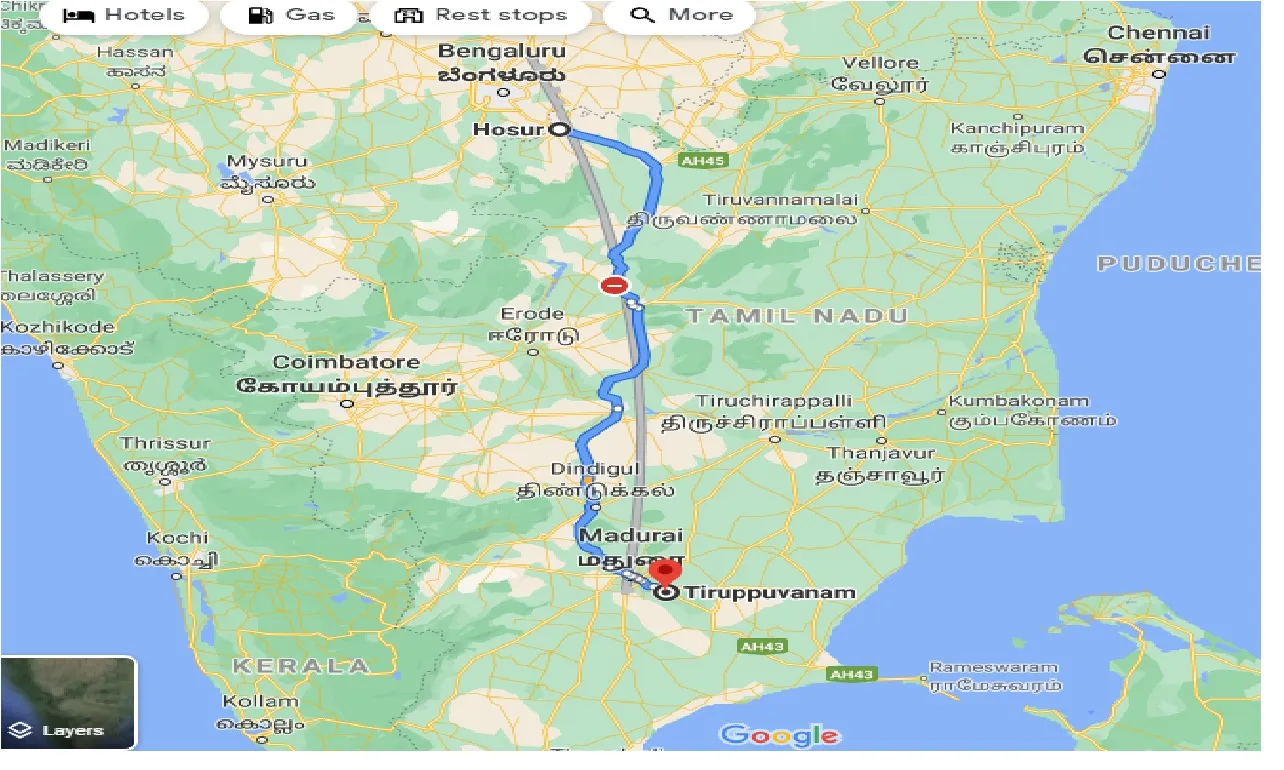hosur-to-thirupuvanam-one-way