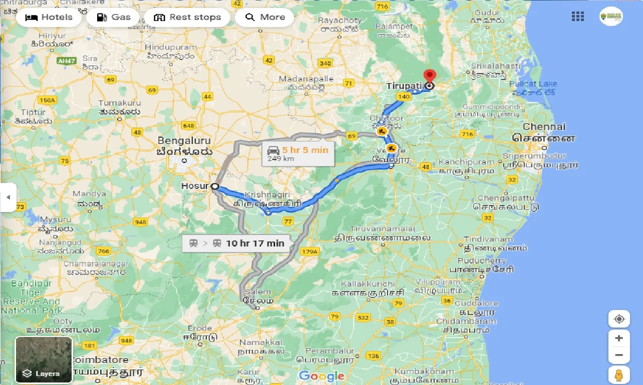 hosur-to-tirupati-round-trip