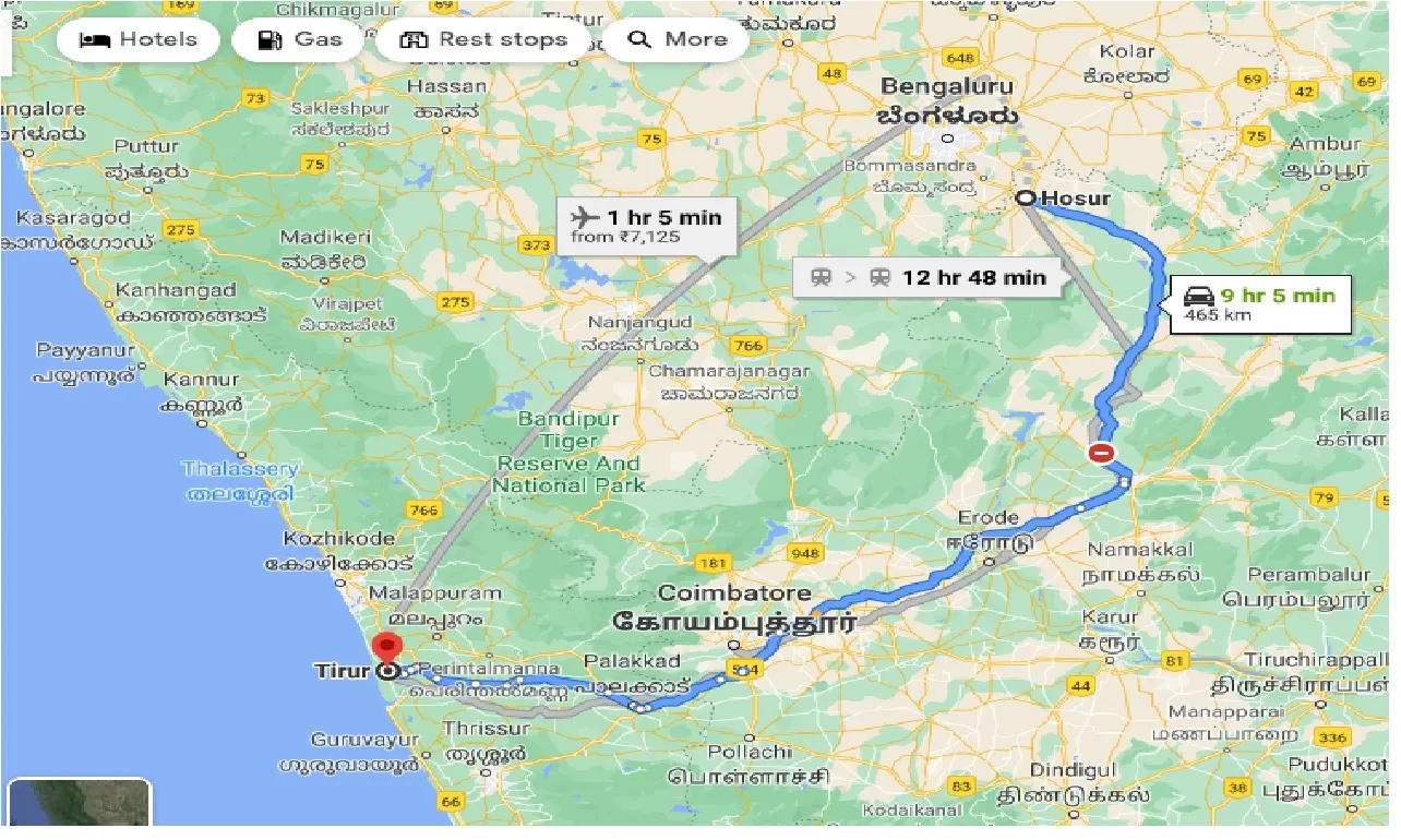 hosur-to-tirur-one-way