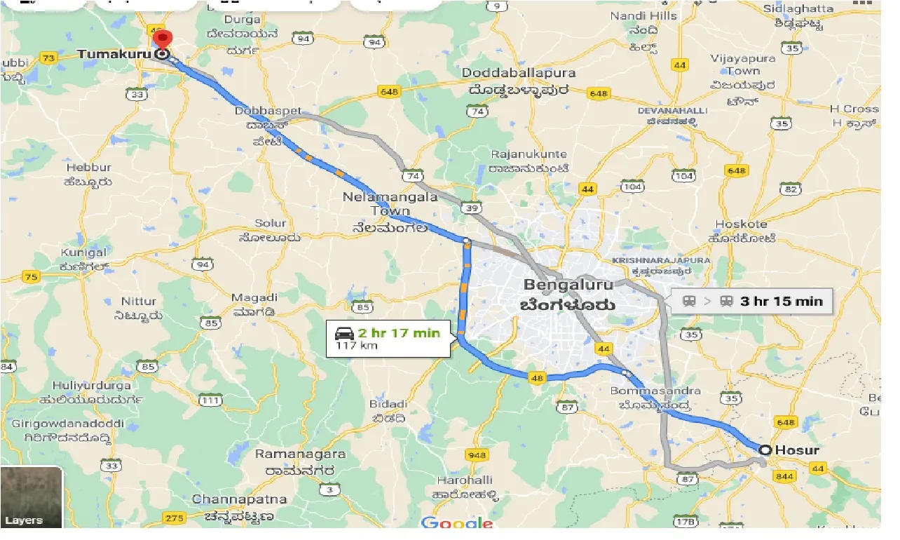 hosur-to-tumkur-taxi