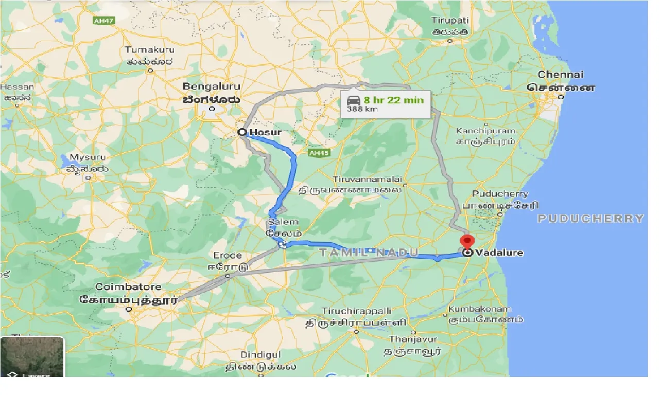 hosur-to-vadalur-one-way