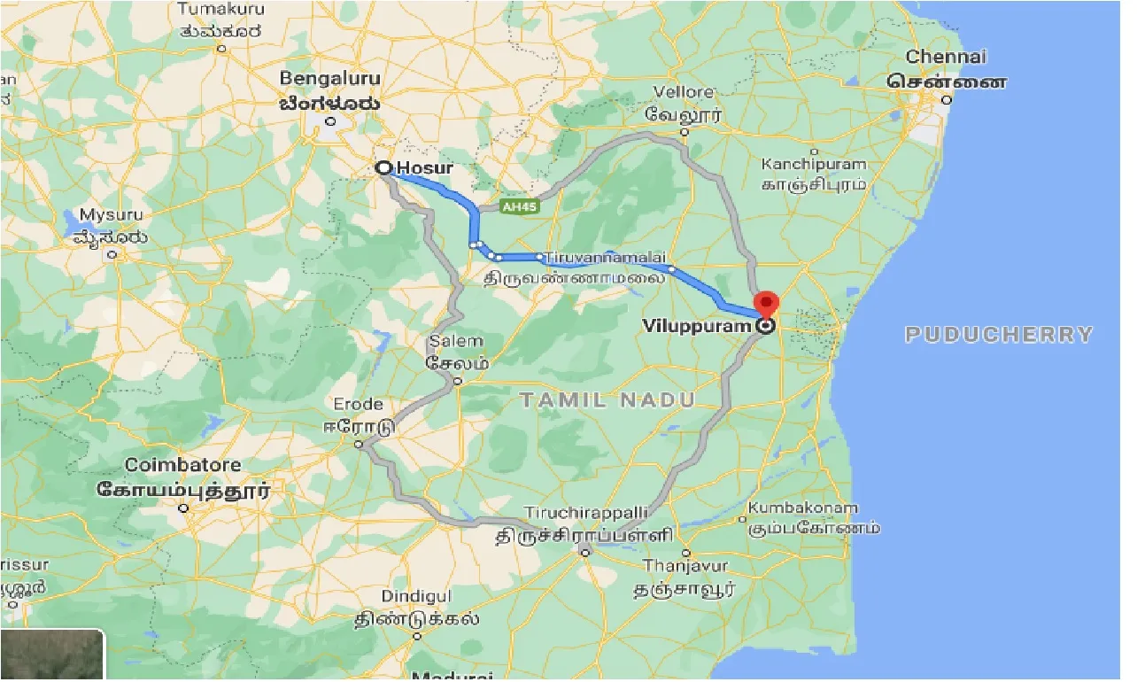 hosur-to-villupuram-taxi