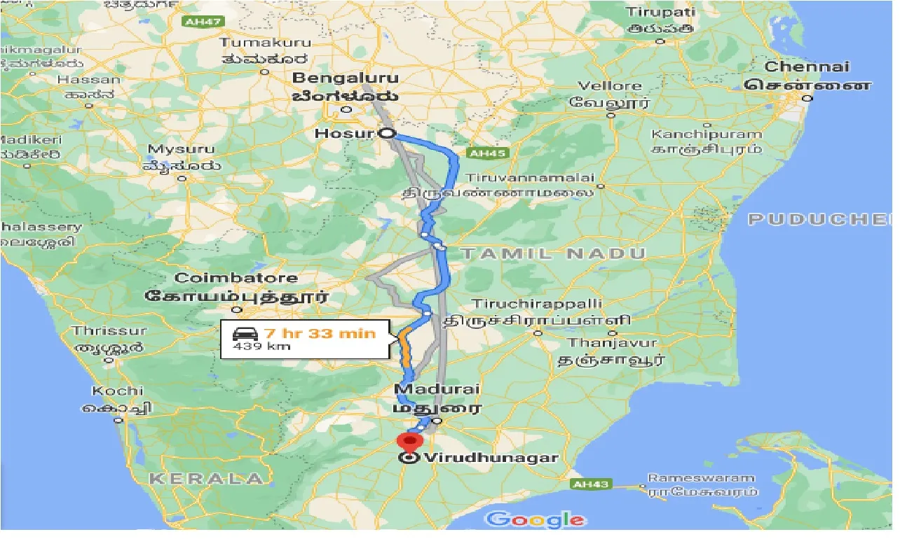 hosur-to-virudhunagar-taxi