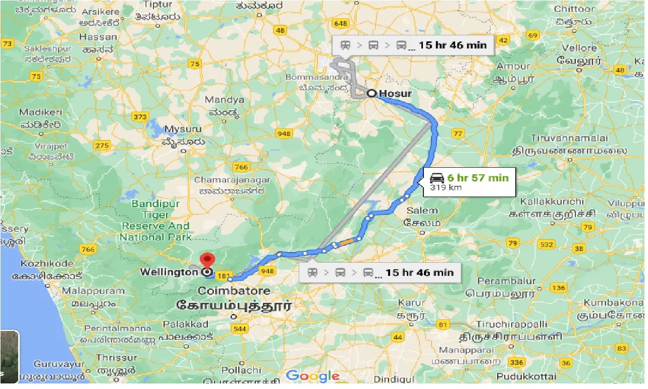 hosur-to-wellington-taxi