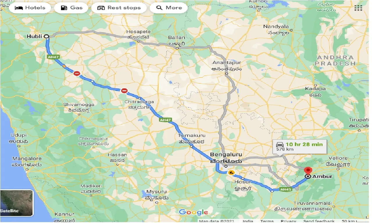 hubli-to-ambur-one-way