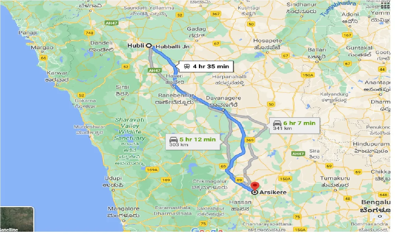 hubli-to-arsikere-one-way
