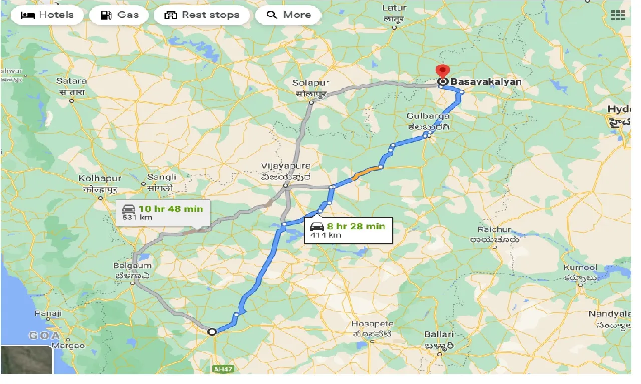 hubli-to-basavakalyan-one-way