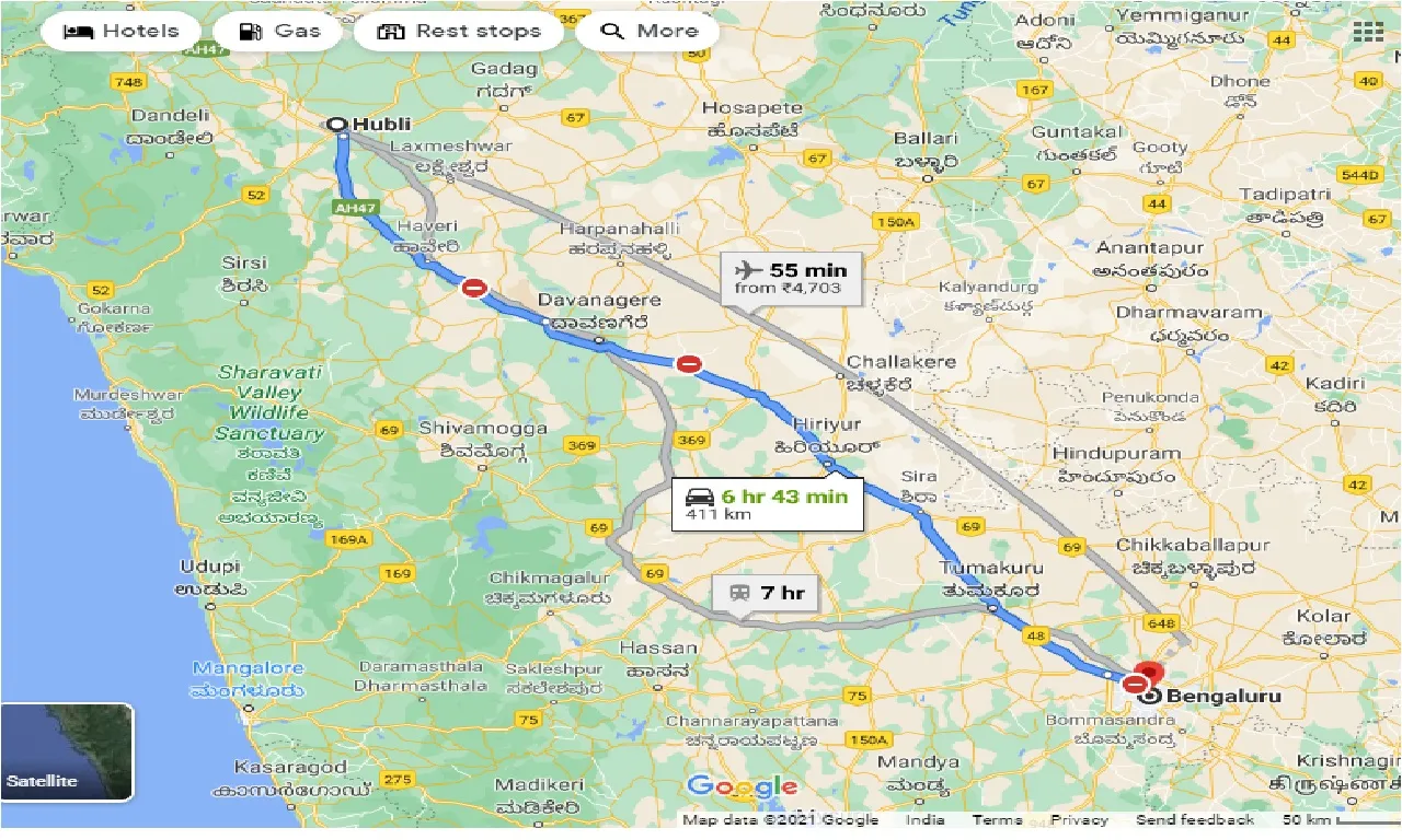hubli-to-bengaluru-one-way