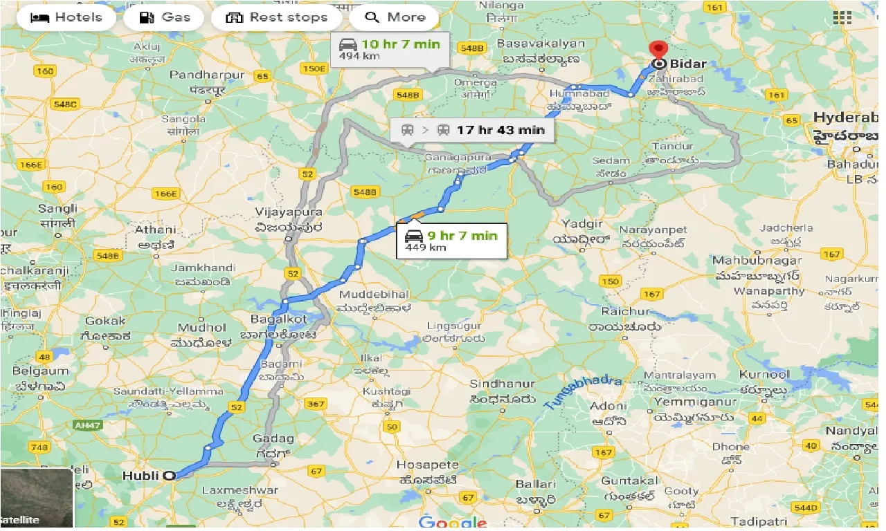 hubli-to-bidar-taxi