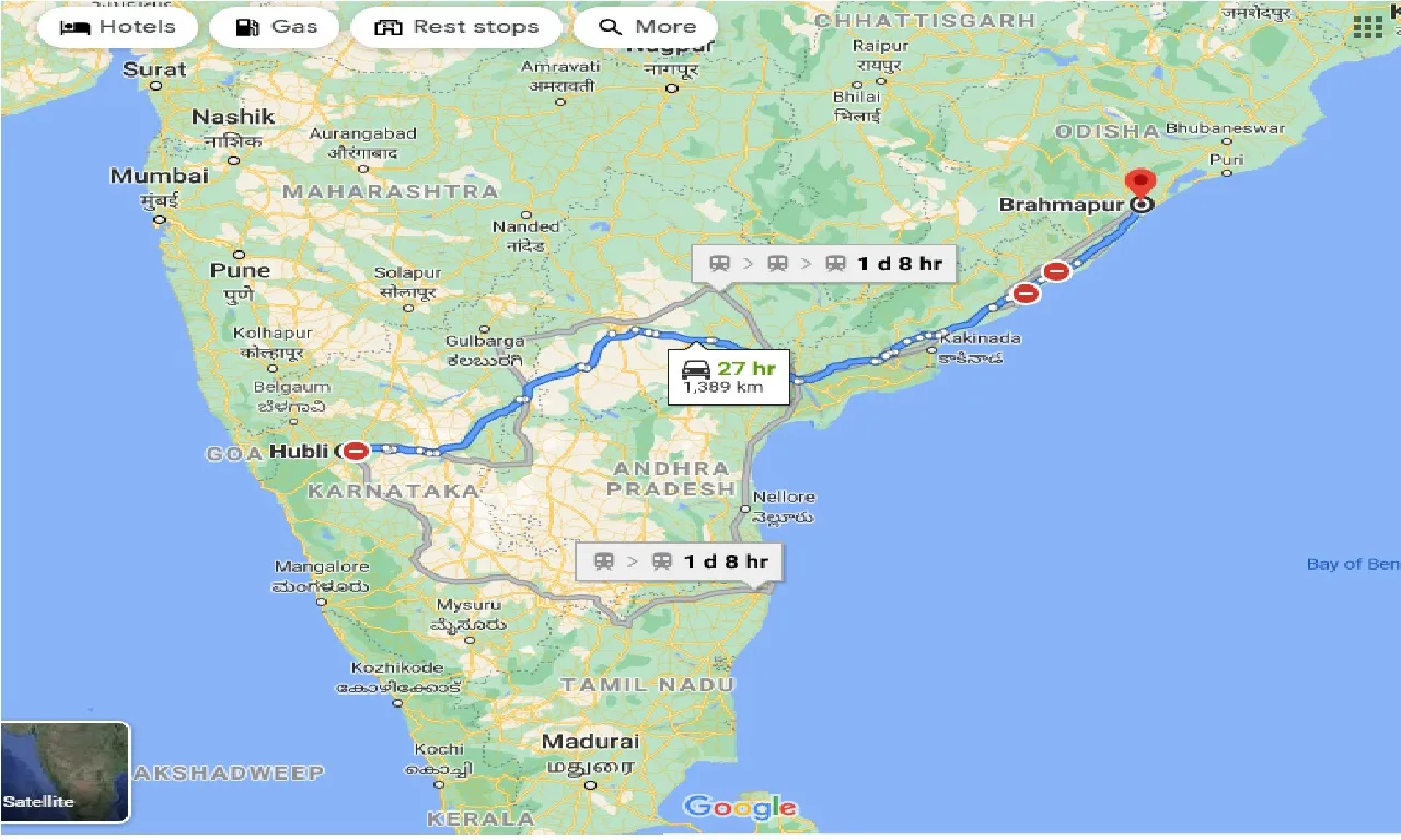 hubli-to-brahmapur-one-way