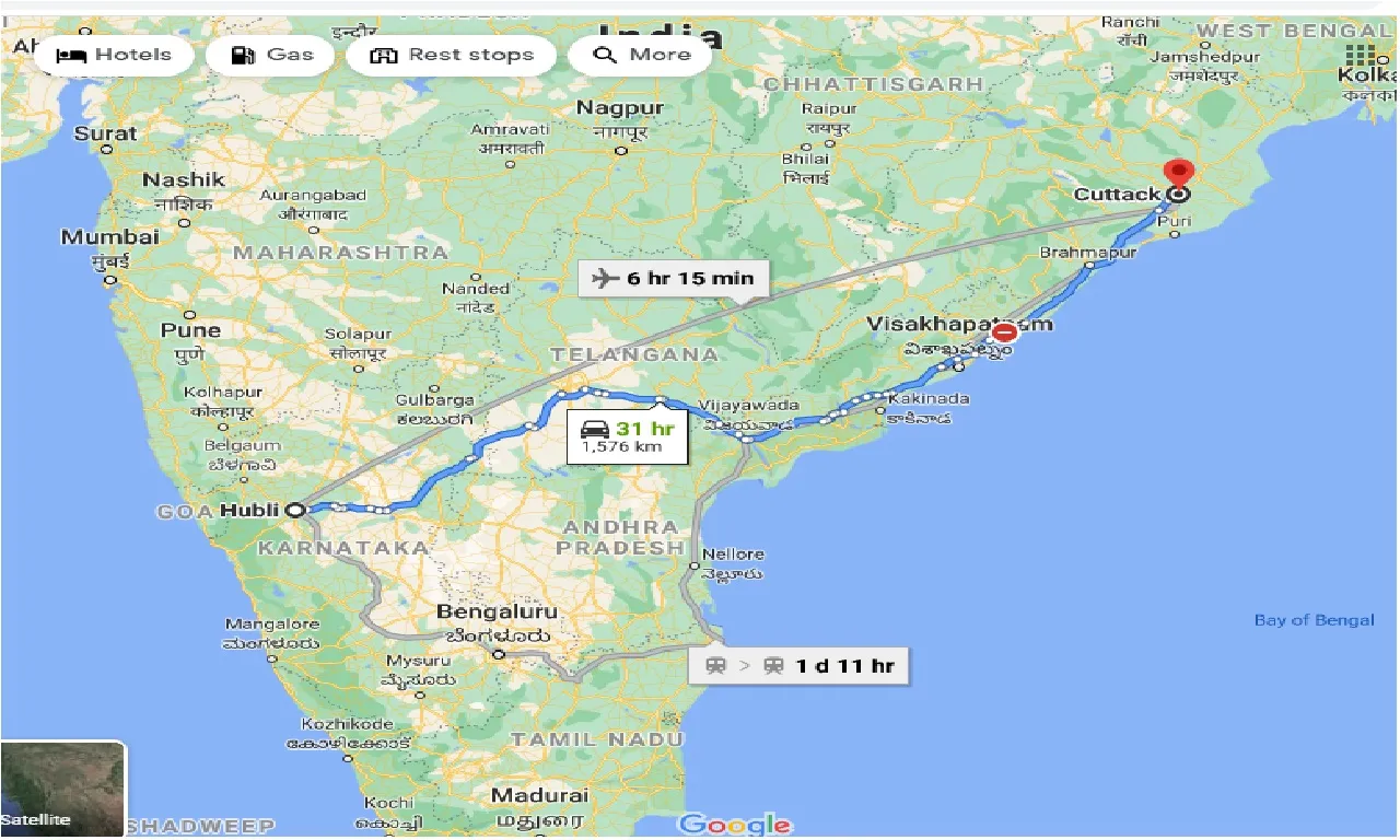 hubli-to-cuttack-one-way