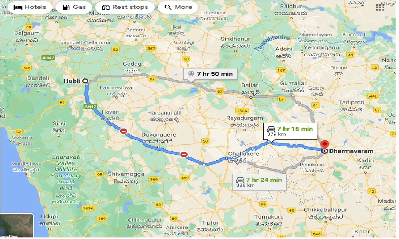 hubli-to-dharmavaram-one-way