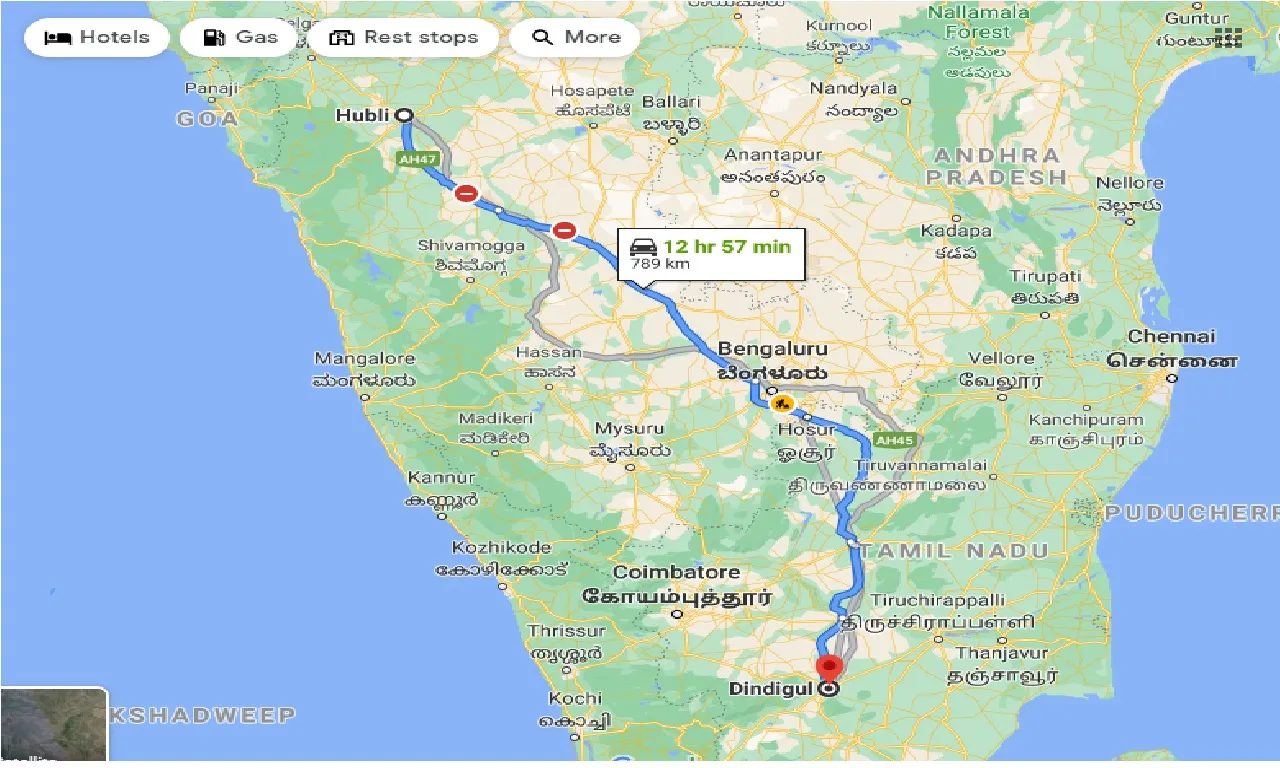 hubli-to-dindigul-one-way