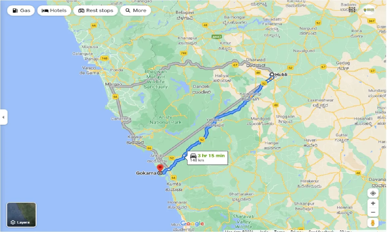 hubli-to-gokarna-outstation