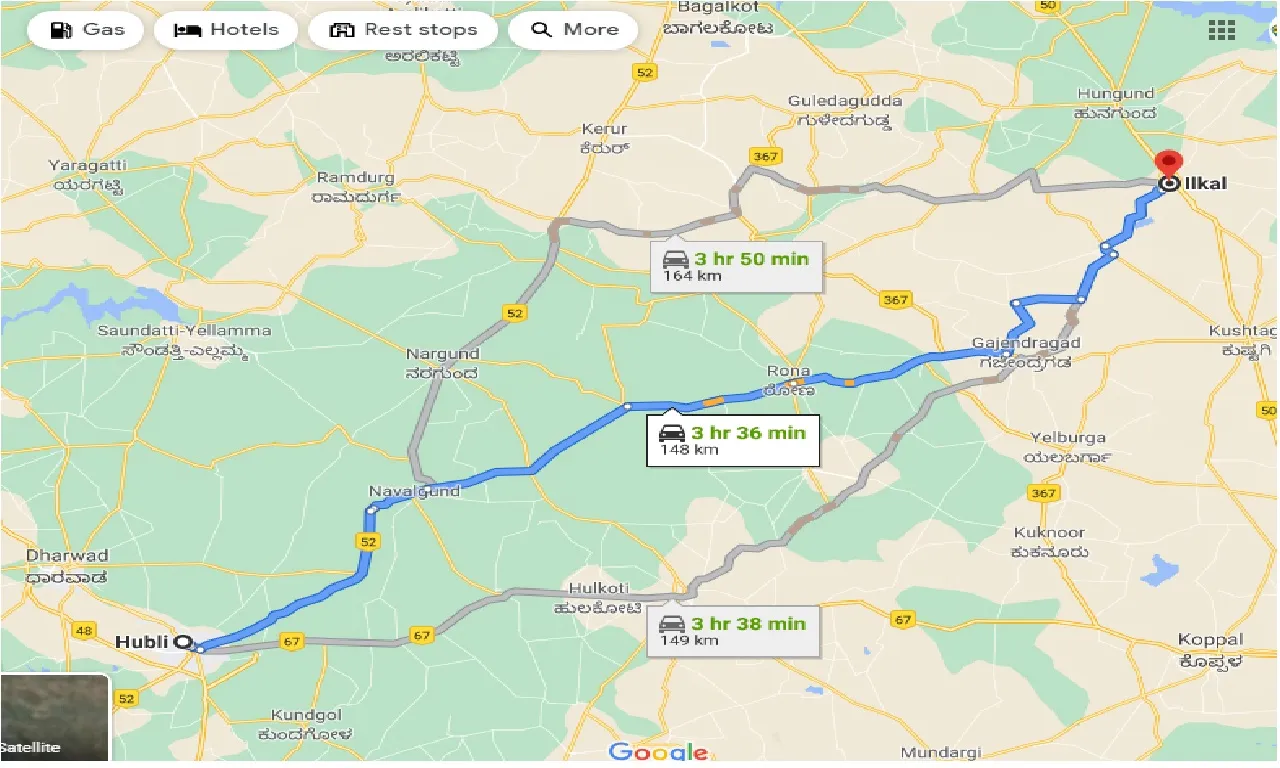 hubli-to-ilkal-one-way