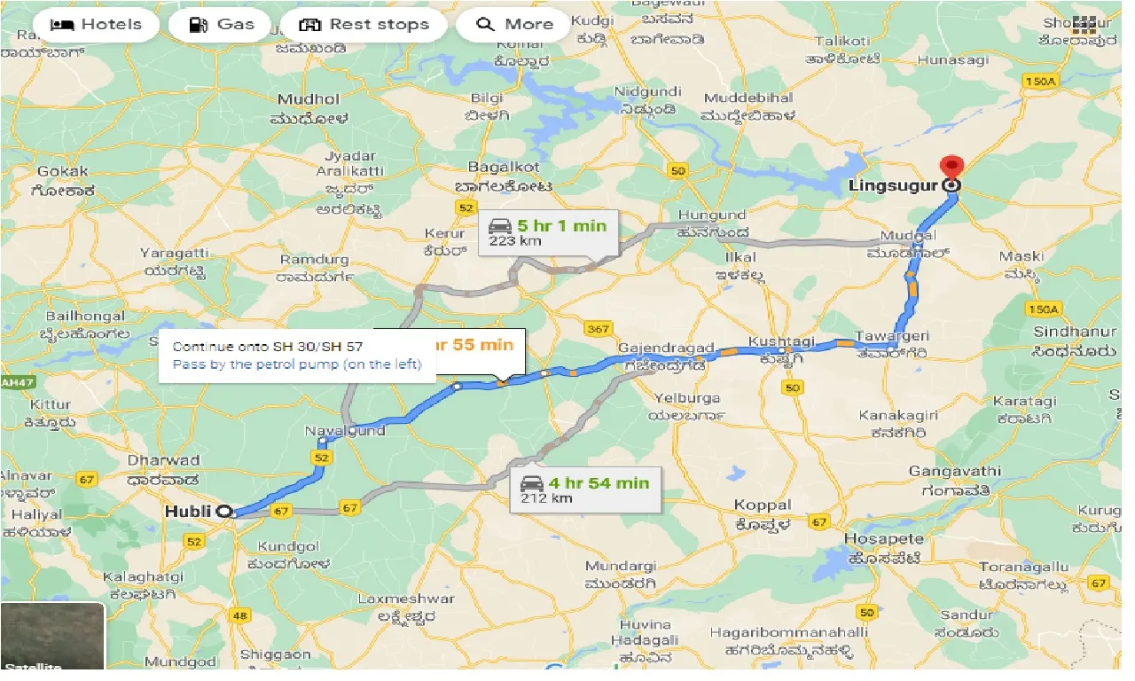hubli-to-lingsugur-one-way