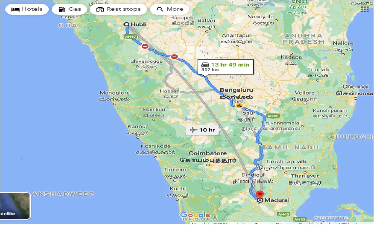 hubli-to-madurai-one-way