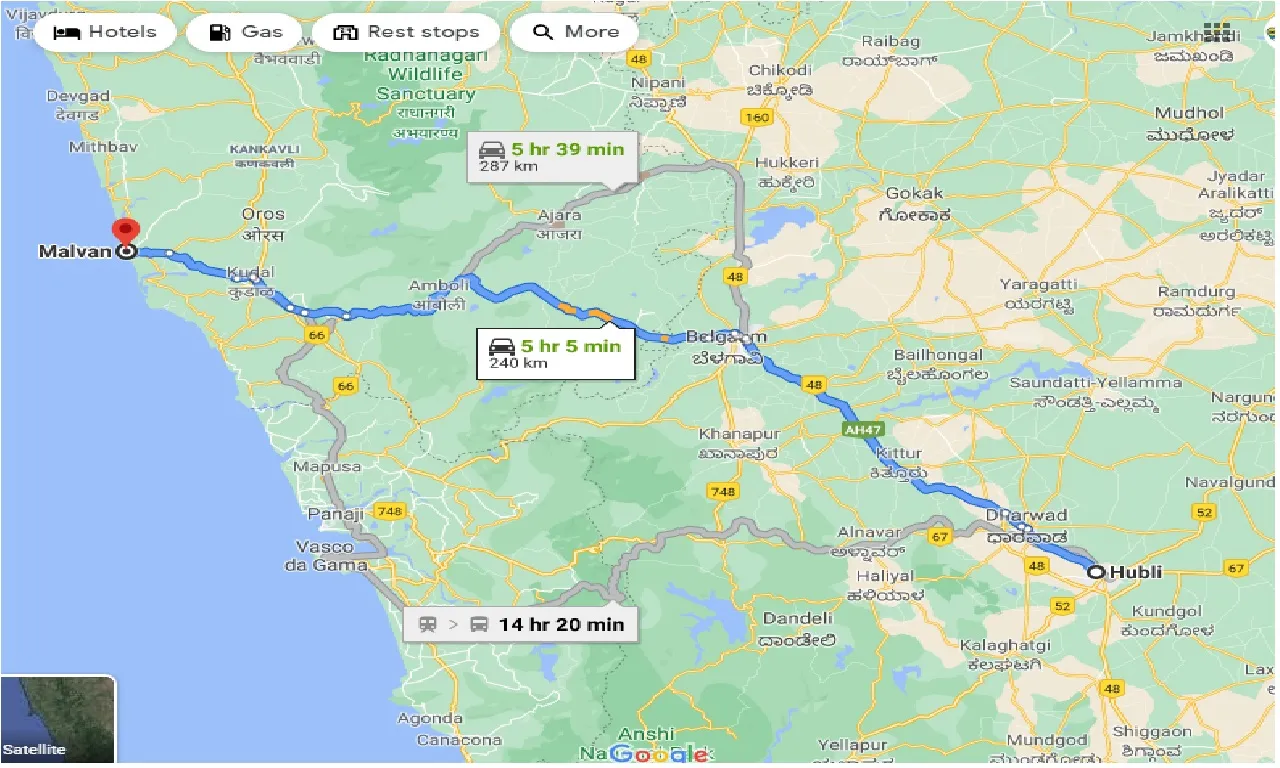 hubli-to-malvan-one-way
