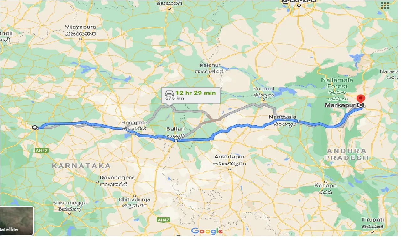 hubli-to-markapur-one-way